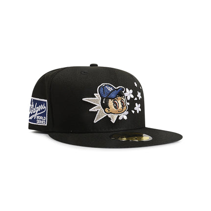New Era 5950 LA Dodgers Dodger Boy Hat - Black