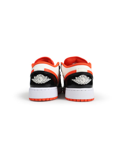 Air Jordan Big Kids 1 Low SE  - Orange/ Black Sail