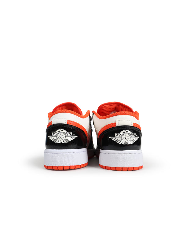 Air Jordan Big Kids 1 Low SE  - Orange/ Black Sail