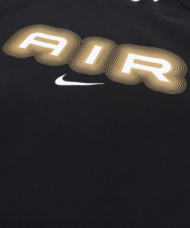 Nike Mens Air Crew Fleece Crewneck - Black/Metallic Gold