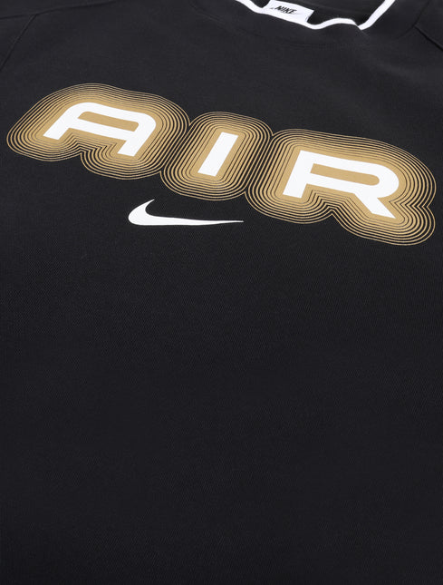 Nike Mens Air Crew Fleece Crewneck - Black/Metallic Gold