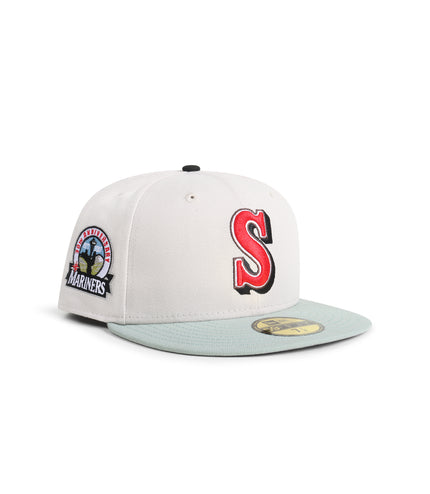 New Era 5950 Seattle Mariners "30Th Anniversary" Patch Hat