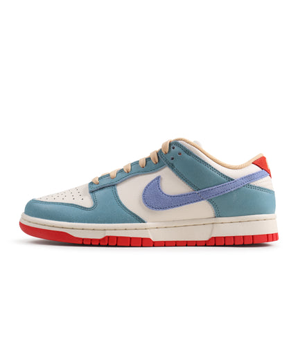 Nike Mens Dunk Low PRM - Pale Ivory/Royal Pulse