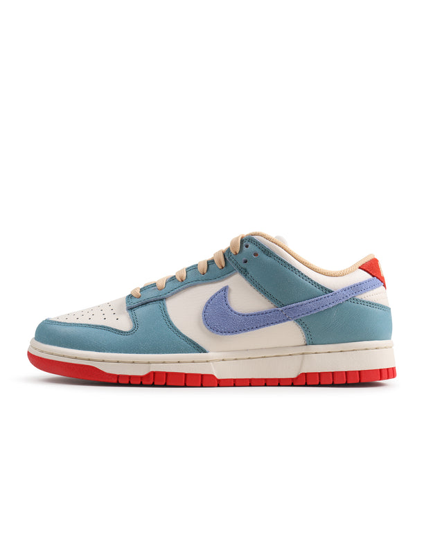 Nike Mens Dunk Low PRM - Pale Ivory/Royal Pulse