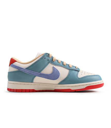 Nike Mens Dunk Low PRM - Pale Ivory/Royal Pulse