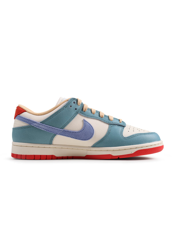 Nike Mens Dunk Low PRM - Pale Ivory/Royal Pulse