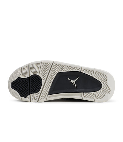 Air Jordan Mens 4 RM - Black/Light Bone