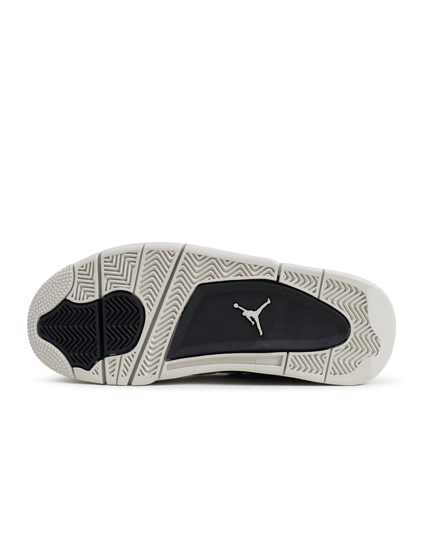 Air Jordan Mens 4 RM - Black/Light Bone