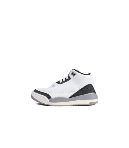 Air Jordan (TD) 3 Retro - White/Cement Grey