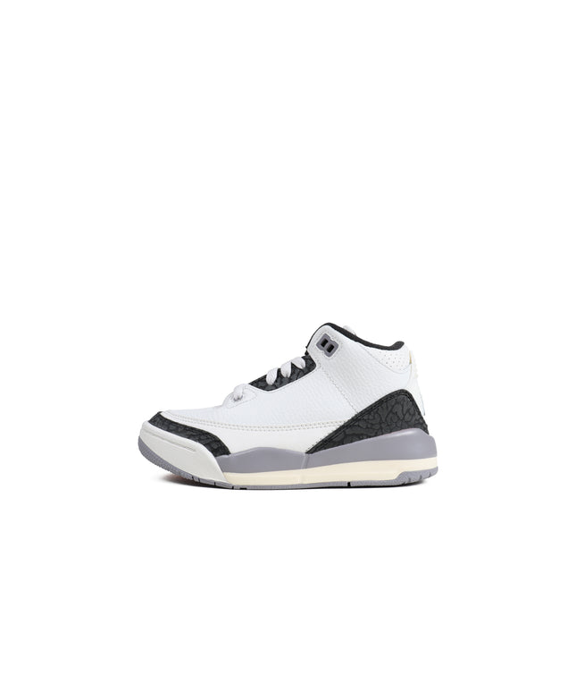 Air Jordan (TD) 3 Retro - White/Cement Grey