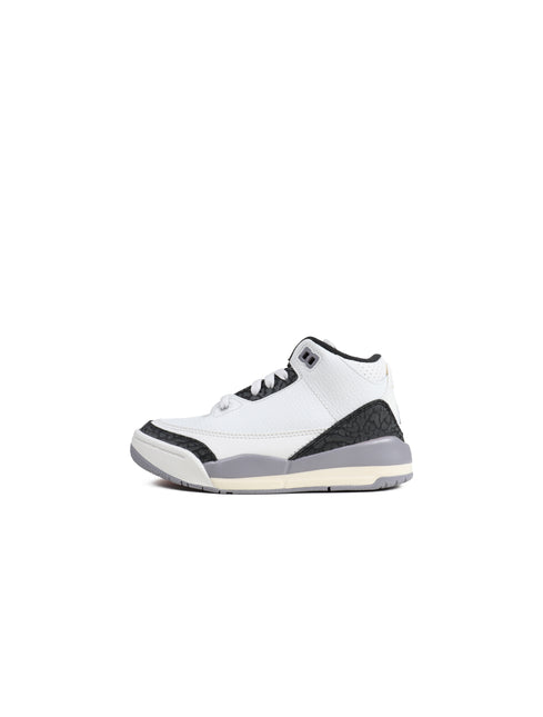 Air Jordan (TD) 3 Retro - White/Cement Grey