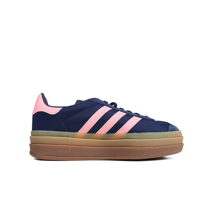 Adidas Womens Gazelle Bold - Dark Blue/Pink