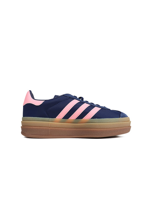 Adidas Womens Gazelle Bold - Dark Blue/Pink