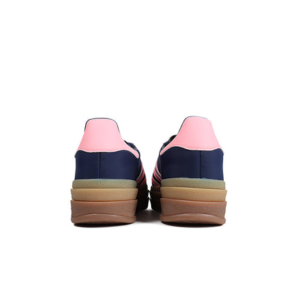 Adidas Womens Gazelle Bold - Dark Blue/Pink