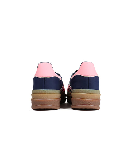 Adidas Womens Gazelle Bold - Dark Blue/Pink