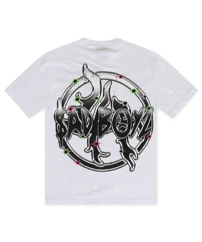 Lost Hills x Sad Boyz Skull Tee - White