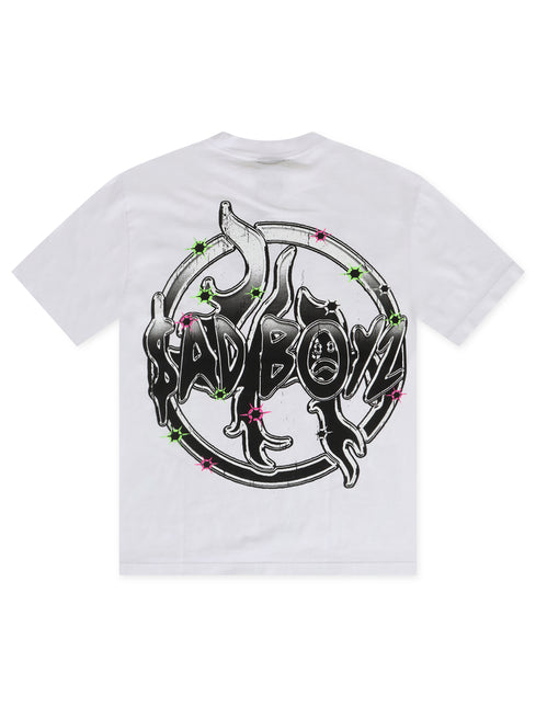 Lost Hills x Sad Boyz Skull Tee - White