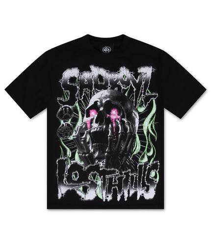 Lost Hills x Sad Boyz Skull Tee - Black