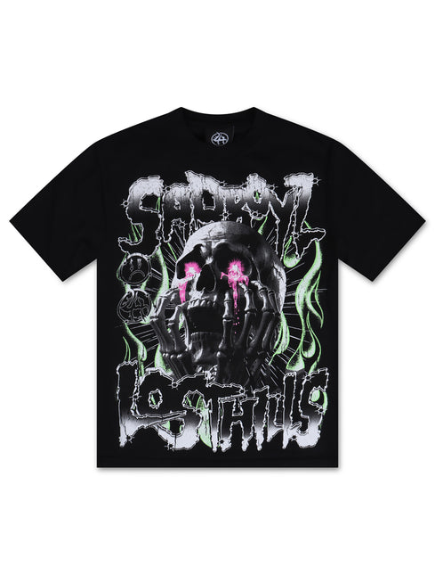 Lost Hills x Sad Boyz Skull Tee - Black