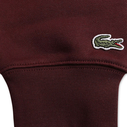 Lacoste Logo Hoodie - Burgundy