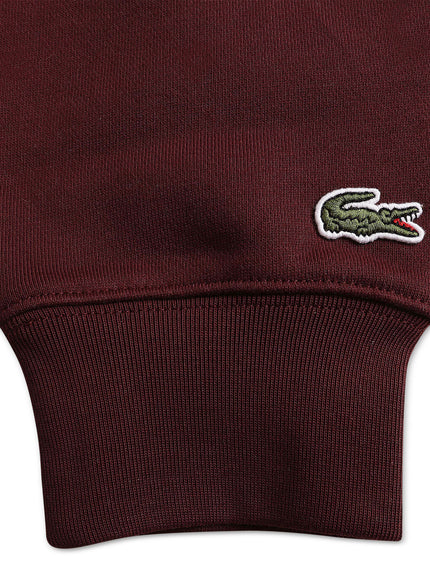 Lacoste Logo Hoodie - Burgundy