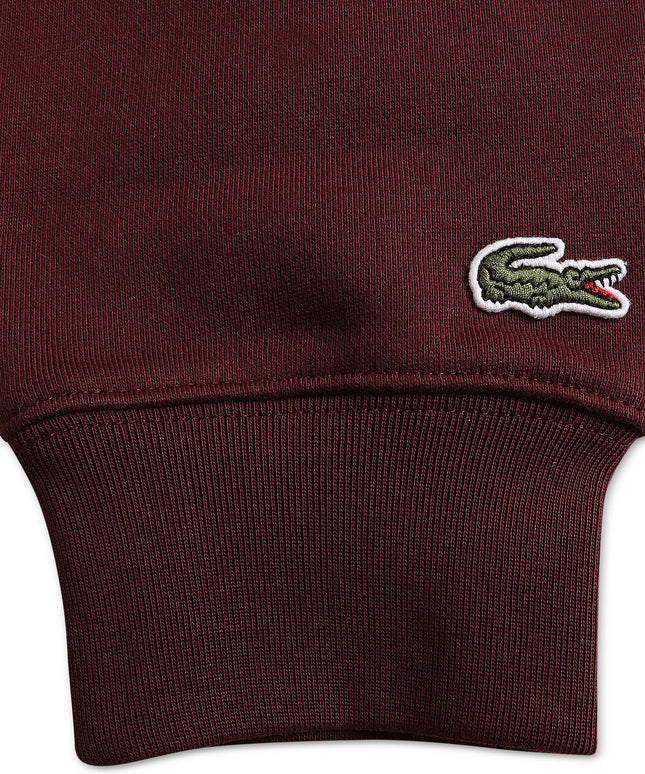 Lacoste Logo Hoodie - Burgundy