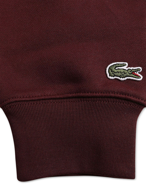 Lacoste Logo Hoodie - Burgundy