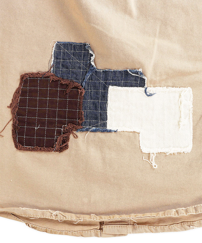 Smugglers Moon Woven Top – Khaki Plaid