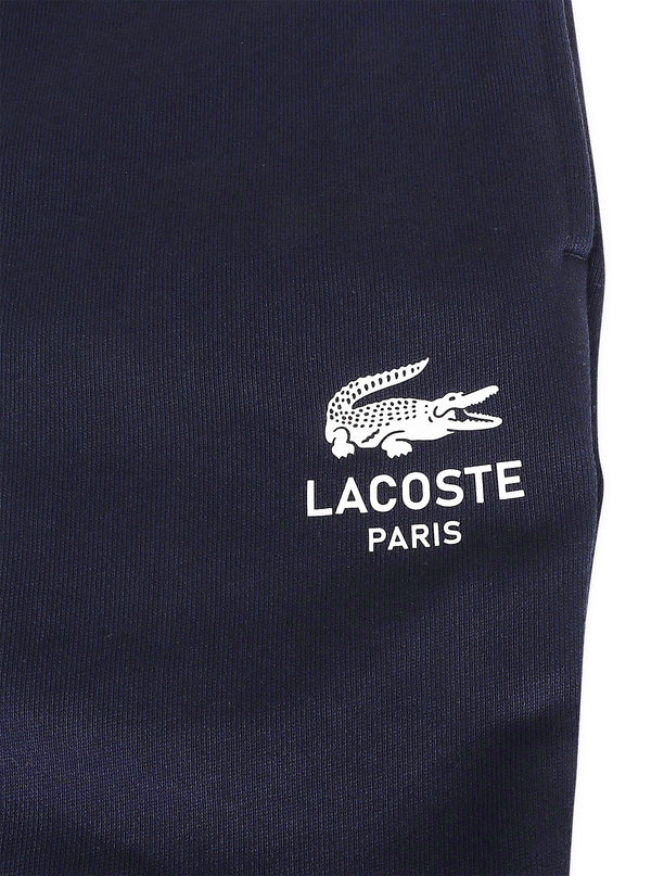 Lacoste Logo Print Joggers - Navy Blue