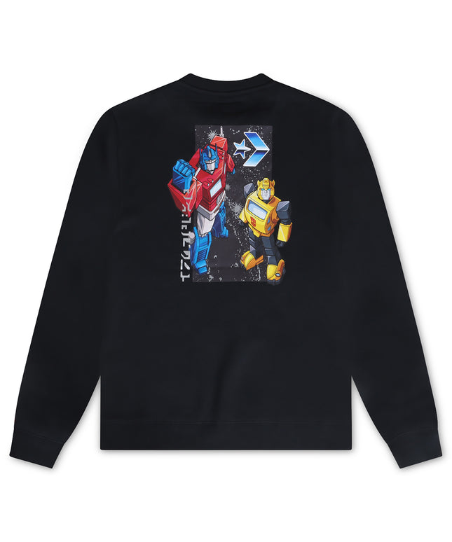 Converse x Transformers Crew Sweatshirt - Black
