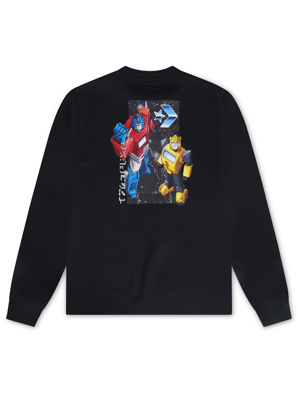 Converse x Transformers Crew Sweatshirt - Black