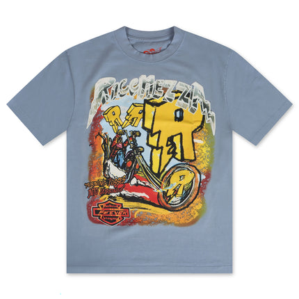 Ricchezza Pains to Gains Tee - Blue