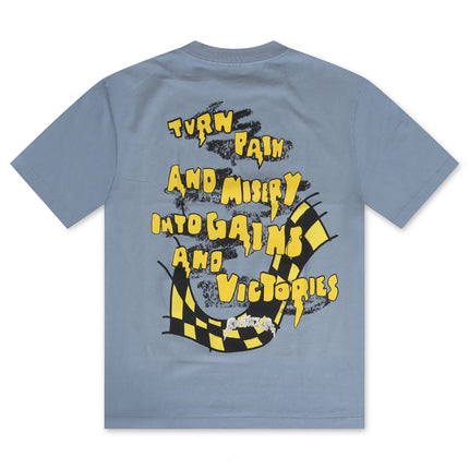 Ricchezza Pains to Gains Tee - Blue