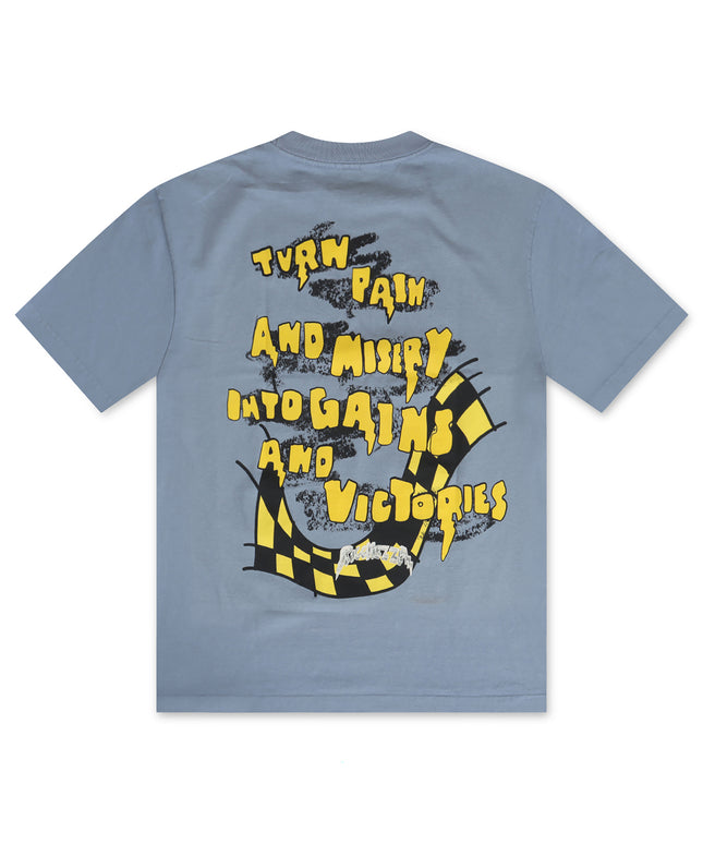 Camiseta Ricchezza Pains to Gains - Azul