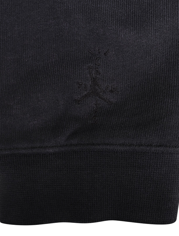 Travis Scott x Air Jordan Mens Hoodie Tee - Black