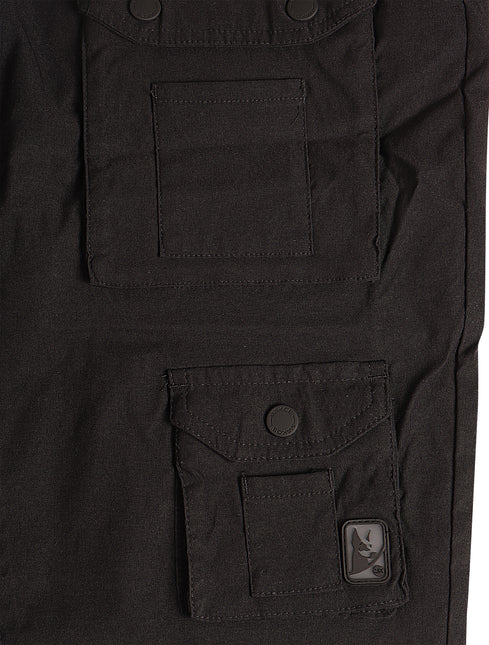 Makobi Colton Nylon Cargo Pants - Black