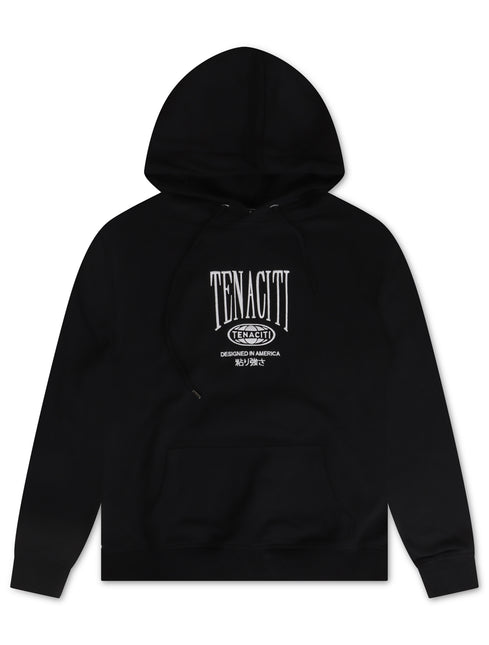 Tenaciti Designed in America Hoodie - Jet Black