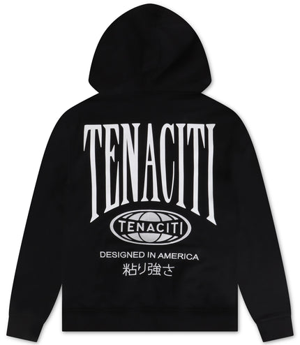 Tenaciti Designed in America Hoodie - Jet Black