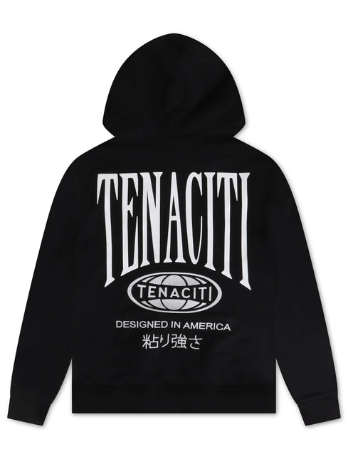 Tenaciti Designed in America Hoodie - Jet Black