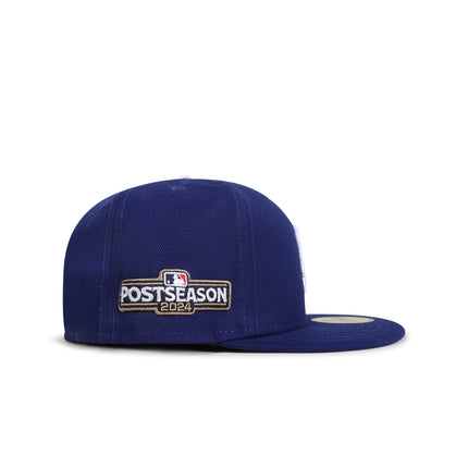 New Era 5950 Dodgers Post Season 2024 Fitted Hat - Royal Blue