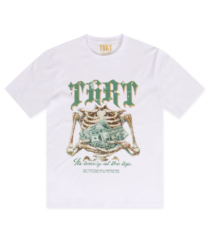 Thrt Denim Lonely At The Top Tee - White