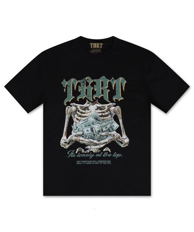 Thrt Denim Lonely At The Top Tee - Black