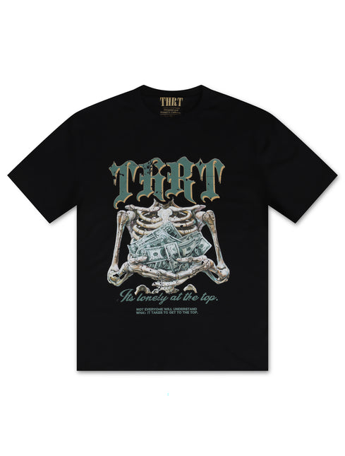 Thrt Denim Lonely At The Top Tee - Black