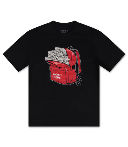 Money Dept. x All Cash Moneybag Tee - Black