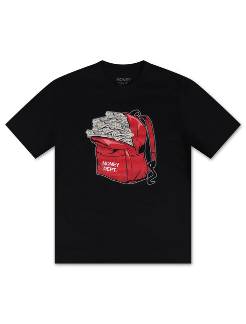 Money Dept. x All Cash Moneybag Tee - Black