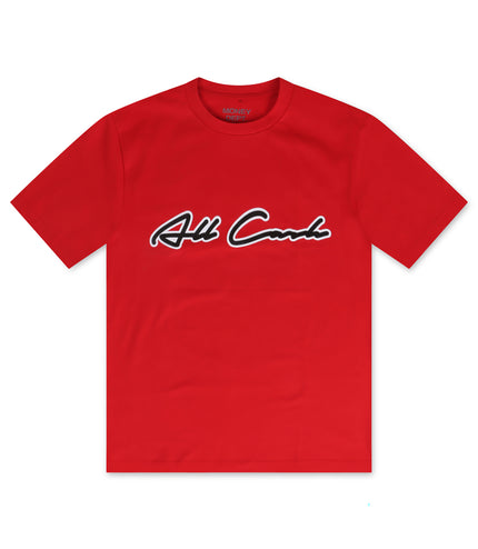 Money Dept x All Cash Graphic Tee - Red