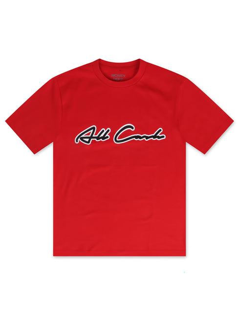 Money Dept x All Cash Graphic Tee - Red