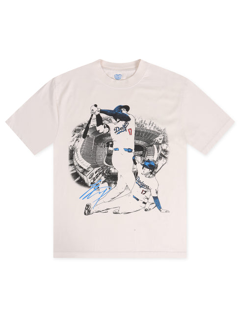 Stargazing Shohei Ohtani 50/50 Tee - Cream