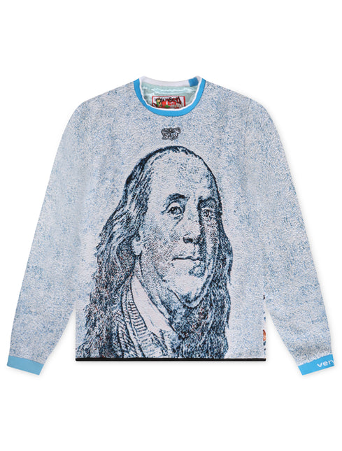 VeryRare Blueface Benjamins Crewneck - Blue