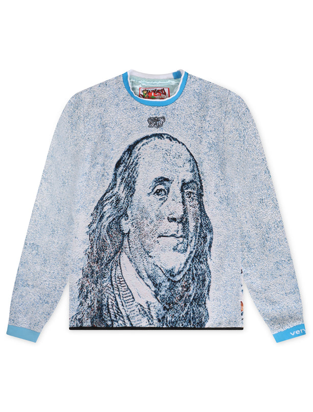 VeryRare Blueface Benjamins Crewneck - Blue